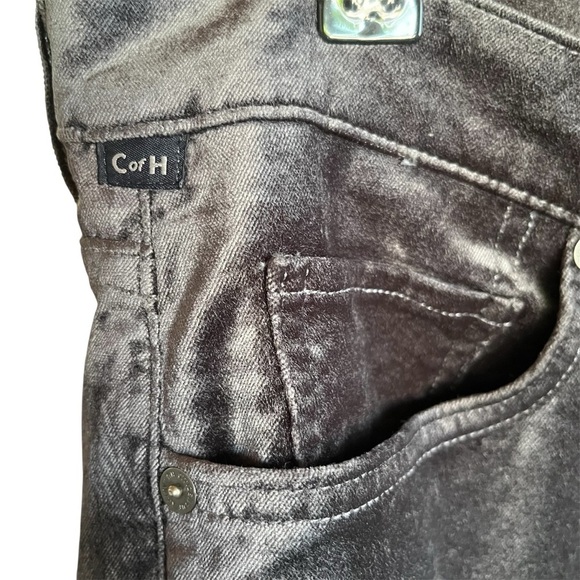 Citizens Of Humanity Charcoal Velvet Georgia Bootcut Flare Pants - Picture 6 of 16